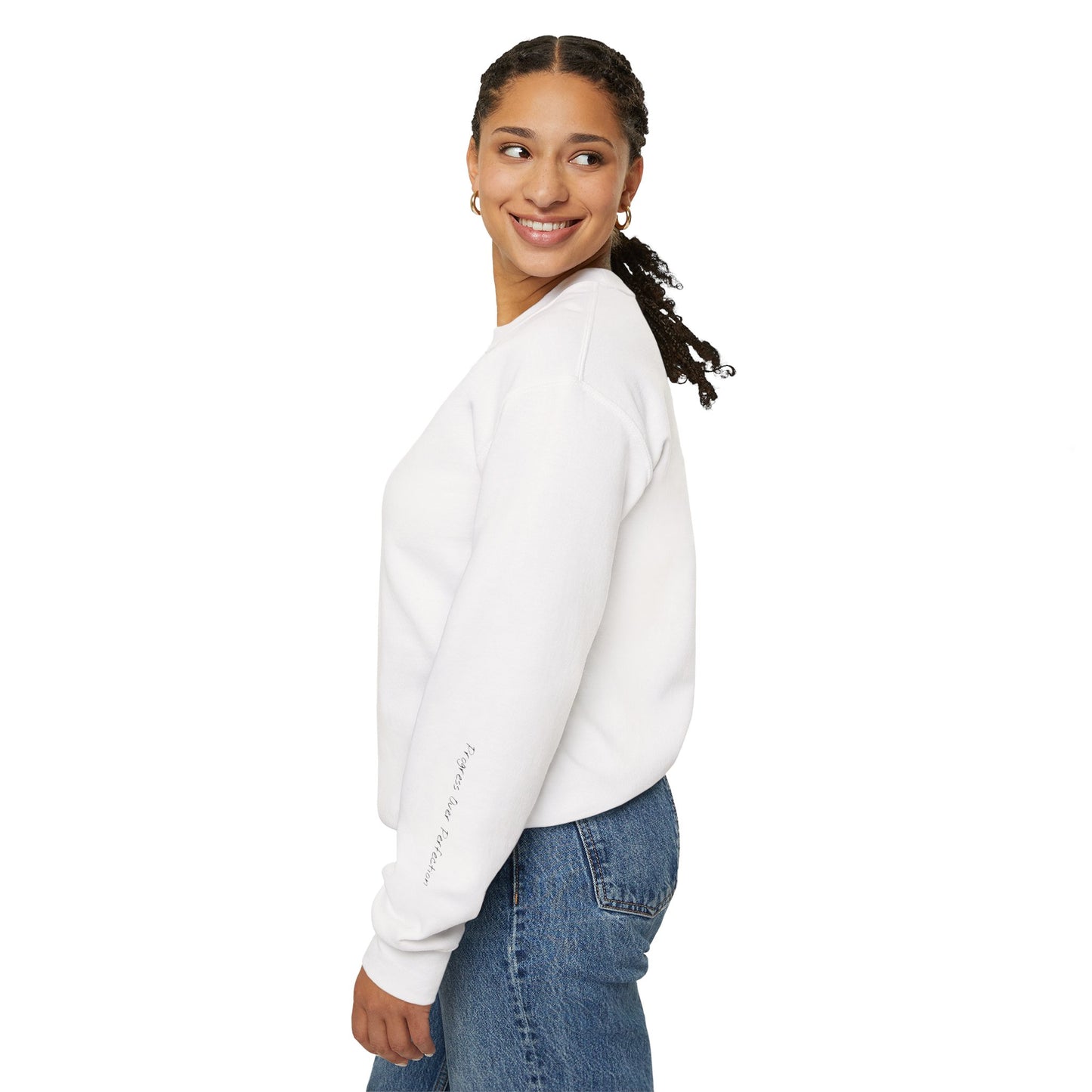 Progress Over Perfection – Premium Unisex Crewneck Sweatshirt
