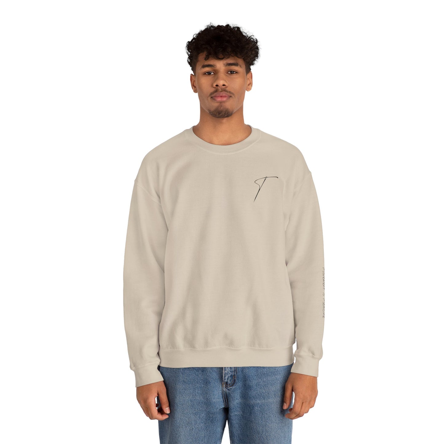 Movement is Medicine – Premium Unisex Crewneck Sweatshirt