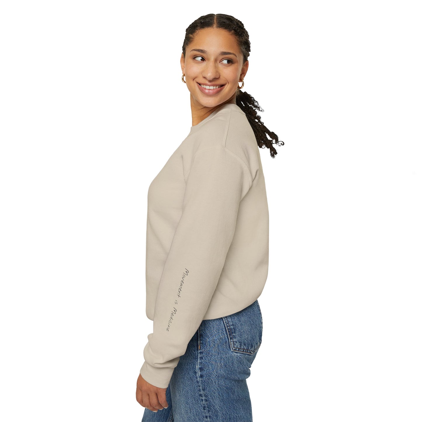 Movement is Medicine – Premium Unisex Crewneck Sweatshirt